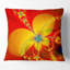 Motif fractal coloré rouge et jaune - coussin à imprimé floral-29597958-29597962