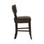 2 chaises de salle à manger, avec revêtement en tissu luxueux de 2, sophistiqué