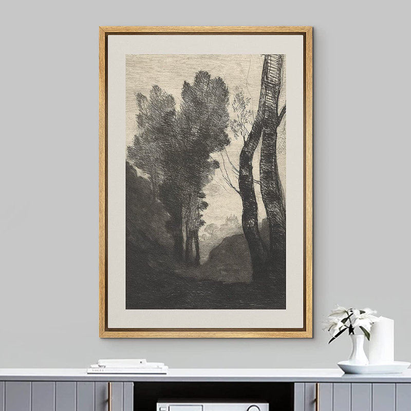Impression sur toile, "Rustic Countryside", H 16 po x l 24 po x P 1,5 po