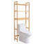 Étagère de rangement pour salle de bain à 3 niveaux au-dessus de la toilette