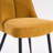 Modern Chenille Upholstered Dining Chairs Armless Side Chairs With Metal Frame For Kitchen Dining Room-155127101-155127102