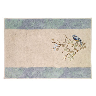 Gangarade 100% Cotton Non-Slip Bath Rug