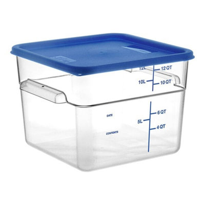 Choix 6 pte Contenant alimentaire transparent en polycarbonate