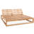 Caldas Double Chaise Lounge - Charcoal-120338485