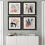 «Floating on Silk I», ensemble de 4 impressions sur toile encadrées-769523358-769523357