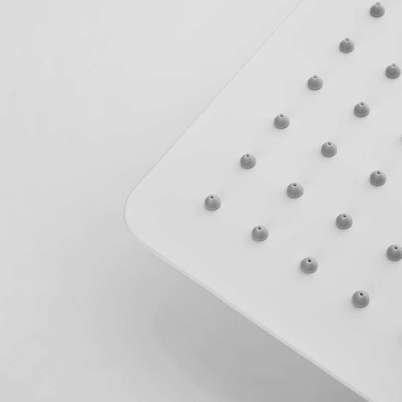 High Pressure Rain Shower Head, White
