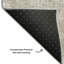 Tapis ivoire Cerrito AMF559 lavable à la machine de qualité supérieure-103978715