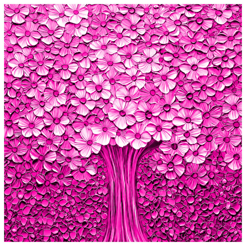 Édredon rose à motif floral, Lit simple