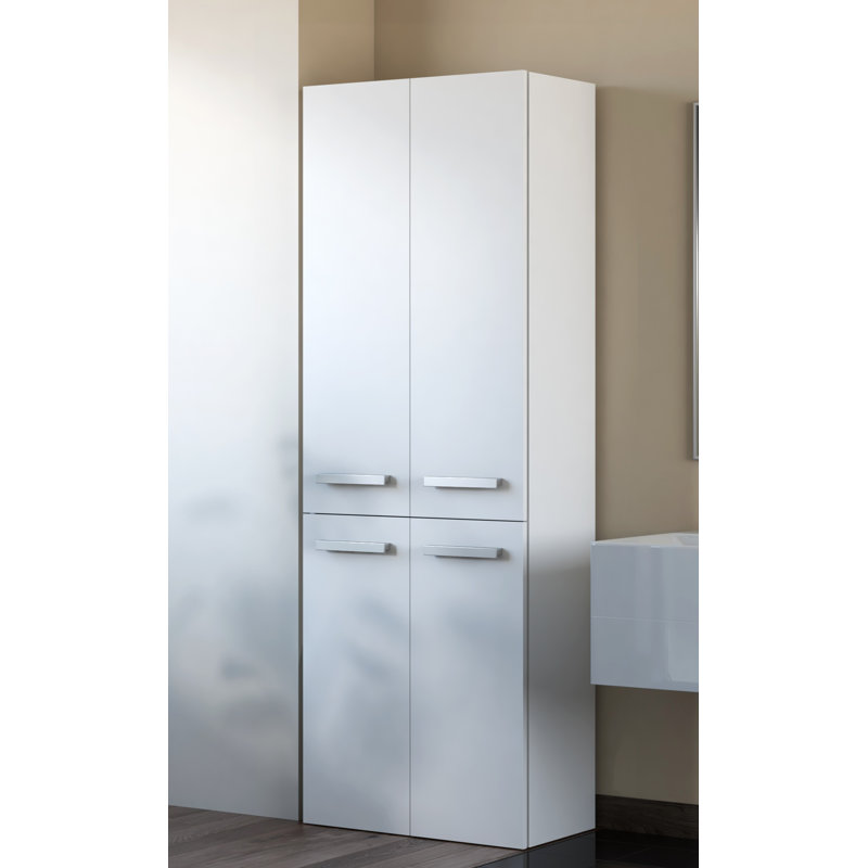 Cambree Linen Cabinet, White