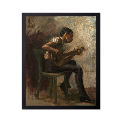 Boy Playing Banjo