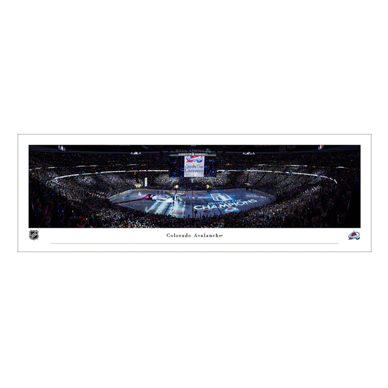 Colorado Avalanche par James Blakeway - photographie, H 13,5 po x l 40 po x P 0,1 po, Unframed
