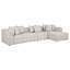 Canapé modulaire rembourré 3 pièces Cassano-1652457808