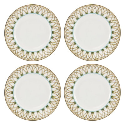 Lenox British Colonial Bamboo Accent Plates, Set of 4