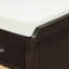 Banc de rangement rustique avec 3 tiroirs et 3 paniers en rotin-126843180