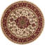 Tapis traditionnel ivoire Belliere Medallion Kashan-21350757