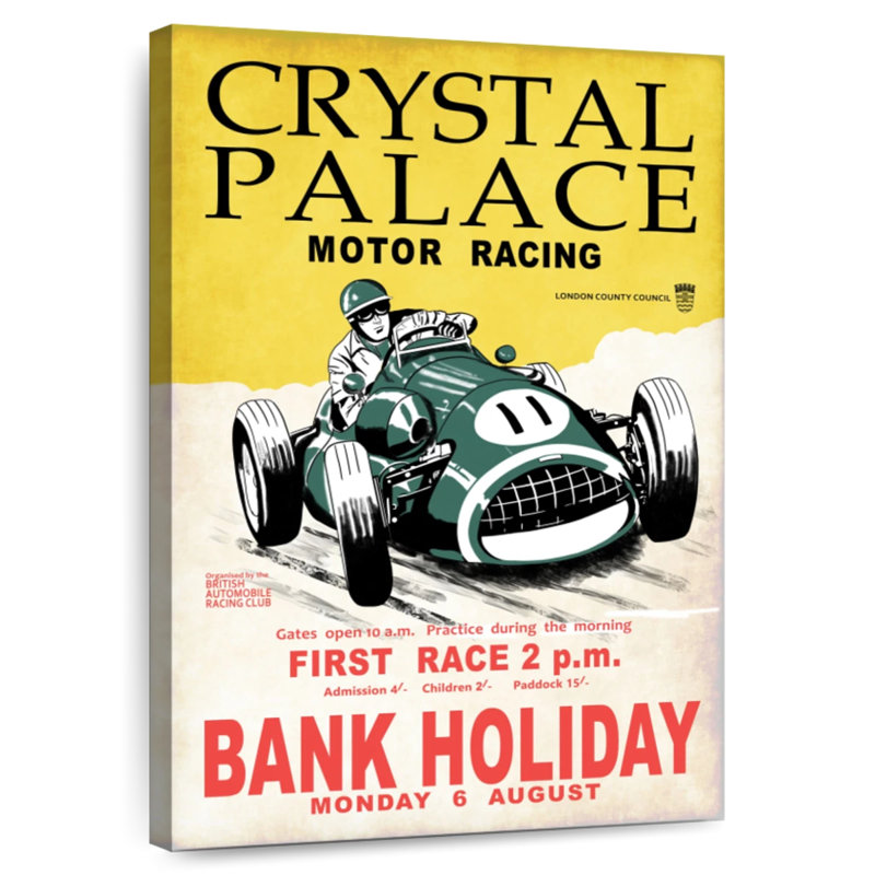 Sireci Crystal Palace Racing II, 51" H x 34" W