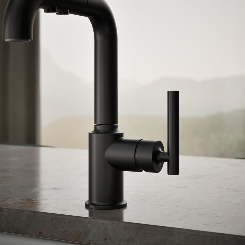 Purist® Single Handle Kitchen Faucet, Matte Black