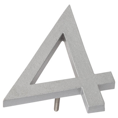 4'' H Metal House Number
