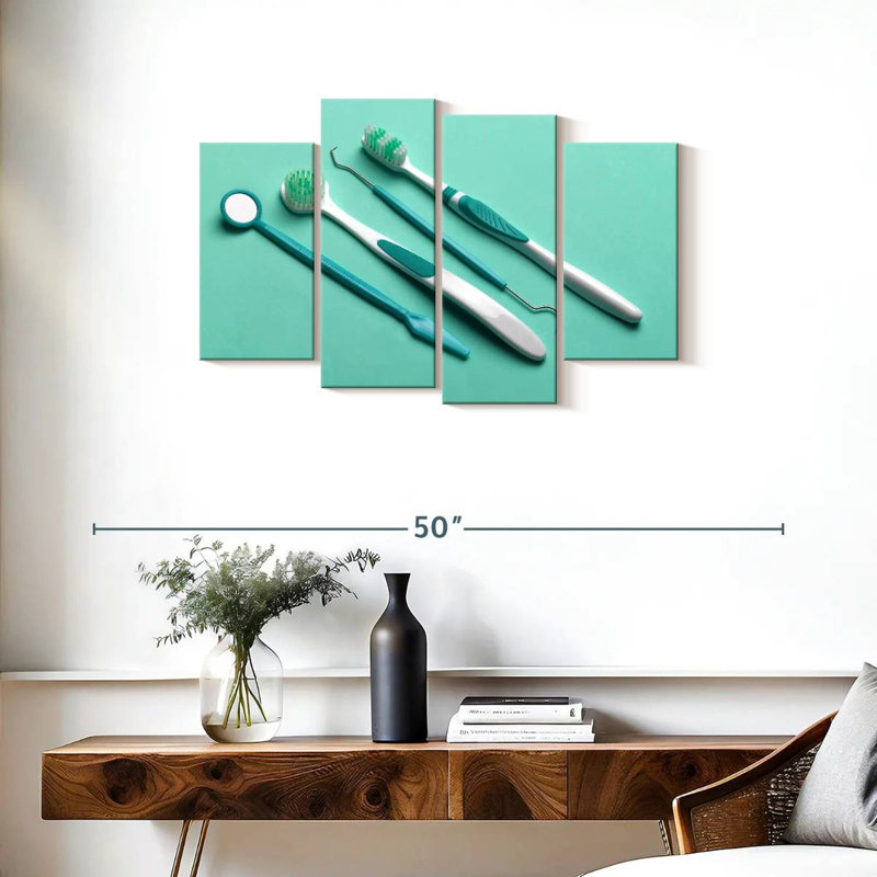 Outils hygiéniques dentaires Alcaraz Green, H 22 po x l 36 po