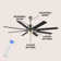66'' Ceiling Fan with LED Lights