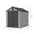 6*8Ft Resin Plastic Storage Shed For Backyard Garden Big Spire Tool Storage