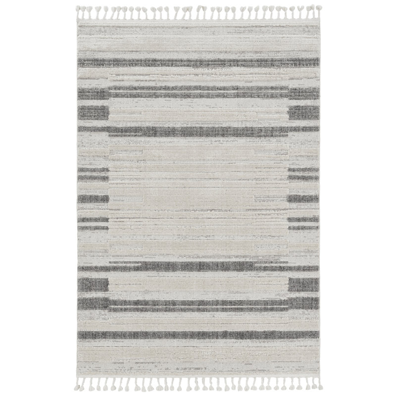 HomeRoots Rectangle Machine Woven Area Rug