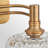 Vintage 2-light Brass Vanity Light