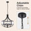 Lustres campagnards en cristal