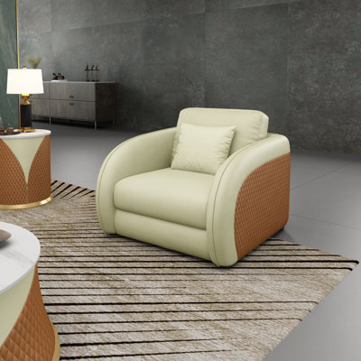 Noir Leather Club Chair