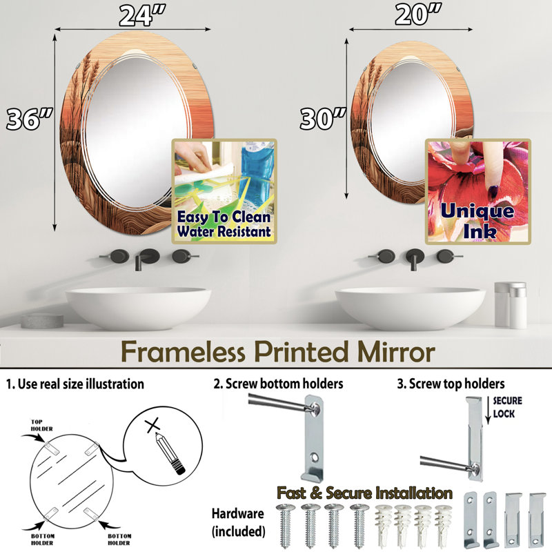 Miroir Greensolve, 30 po x 20 po