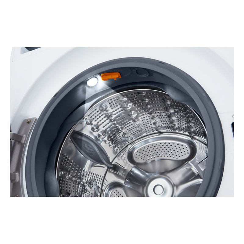 LG Capacity Smart Front Load Energy Star Washer with TurboWash® 360® and AI DD® Built-In Intelligence, 4.5 cu. ft., White