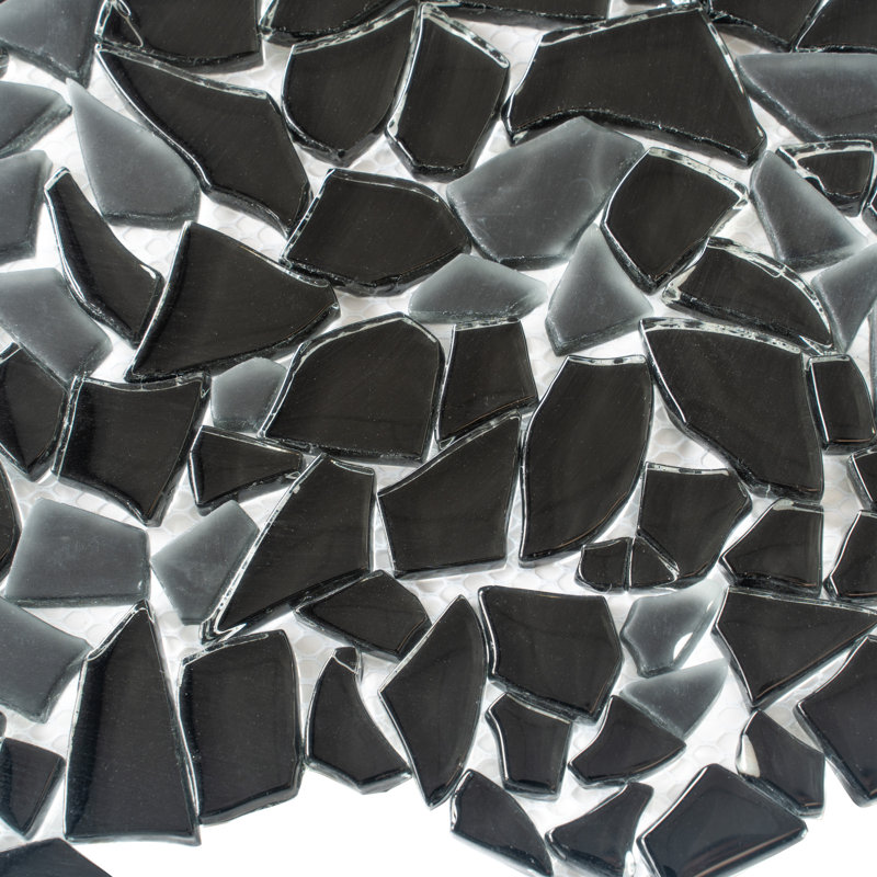 Carreaux de mosaïque en verre, Noir