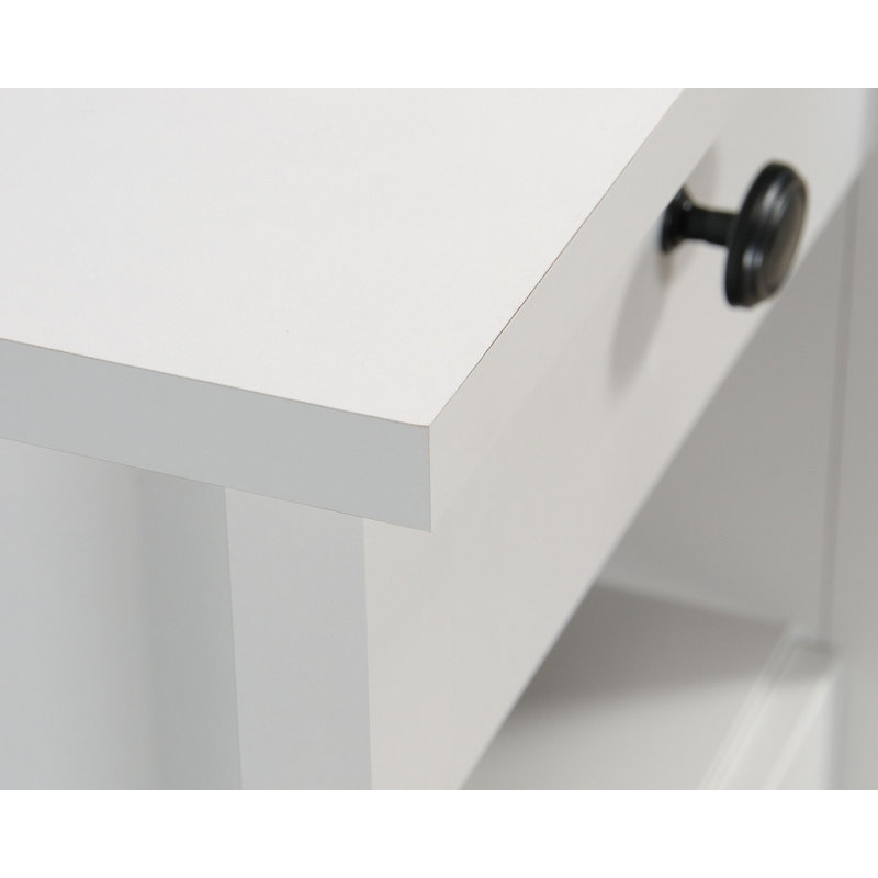 Bureau en L County Line Eb, Blanc
