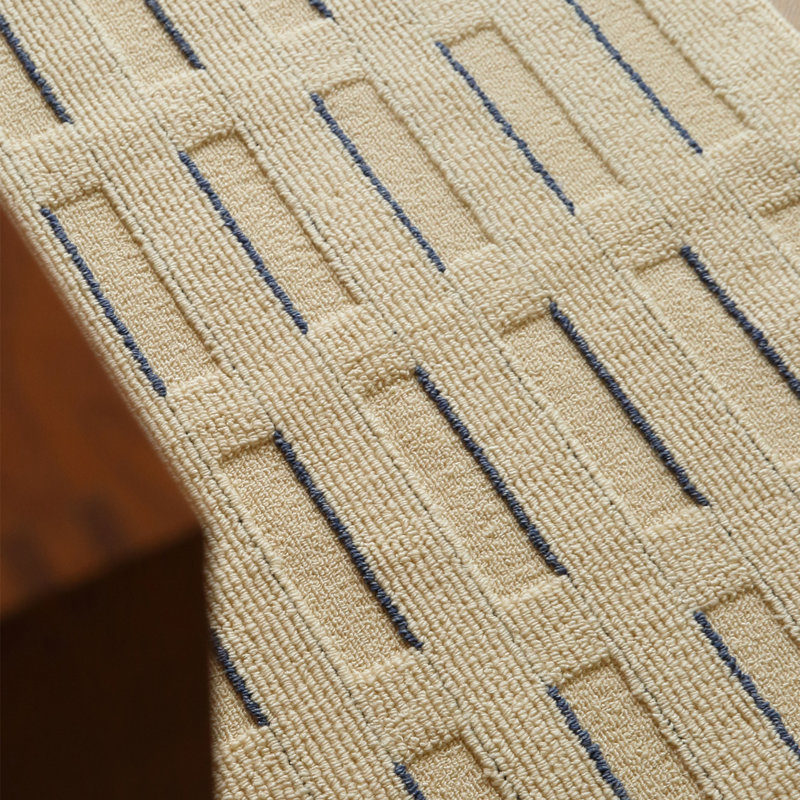 Paillasson intérieur antidérapant lavable à la machine, Beige, 24" W x 48" L