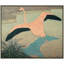 Pink Flamingo Giclee On Canvas