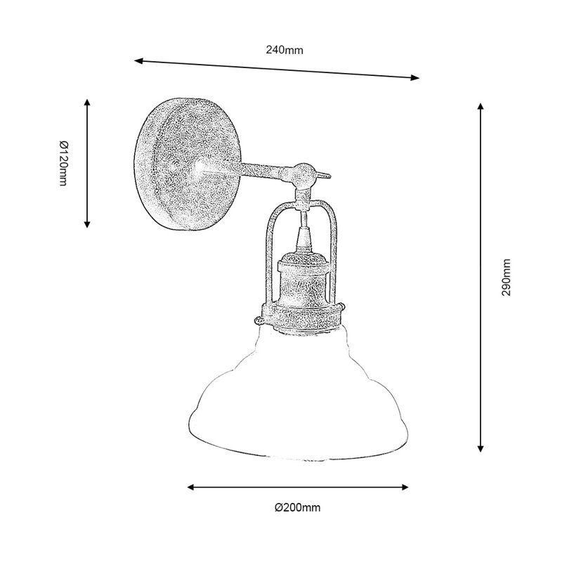 Dore Armed Sconce