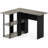 41.14'' W L-Shaped Computer Desk with Bookshelf-699126462