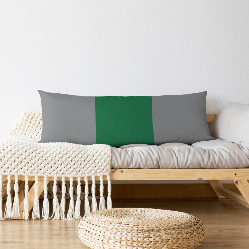 Polyester Medium Pillow, Silver and Green, Philadelphia Football