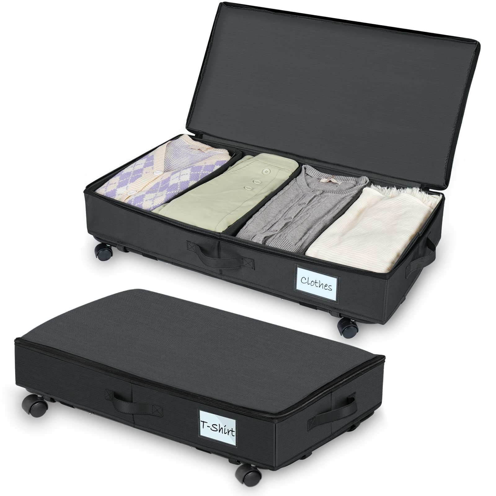 Rebrilliant Fabric Underbed Storage Wayfair