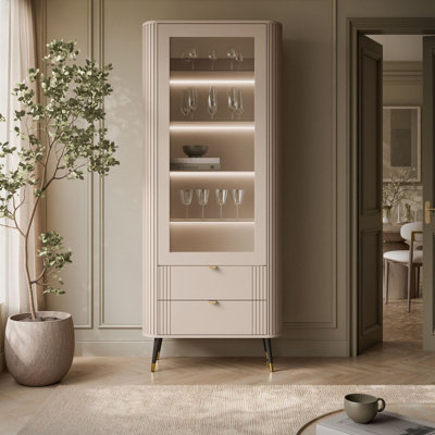 78 cm W Display Cabinet with Lighting