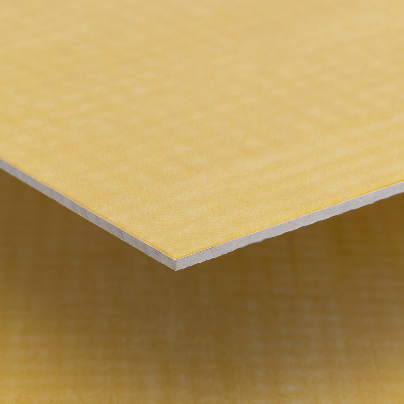GlueCore Fab 28mil x 12" W x 24" L Adhesive Vinyl Tile Flooring, Daffodil