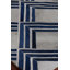 Natural Hide Cowhide Geometric Area Rug in Navy-25181639
