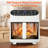 4.5-Quart White Touch Control 1 -Baskets Air Fryer-129303371