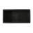 35''L Square Outdoor Planter - Lightweight Concrete, Accessory, Enhances Patio & Garden, Black, No Assembly Large Decor, Improves Required