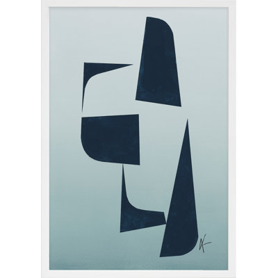 Indigo Shadows 1 Print by Lee Lessem