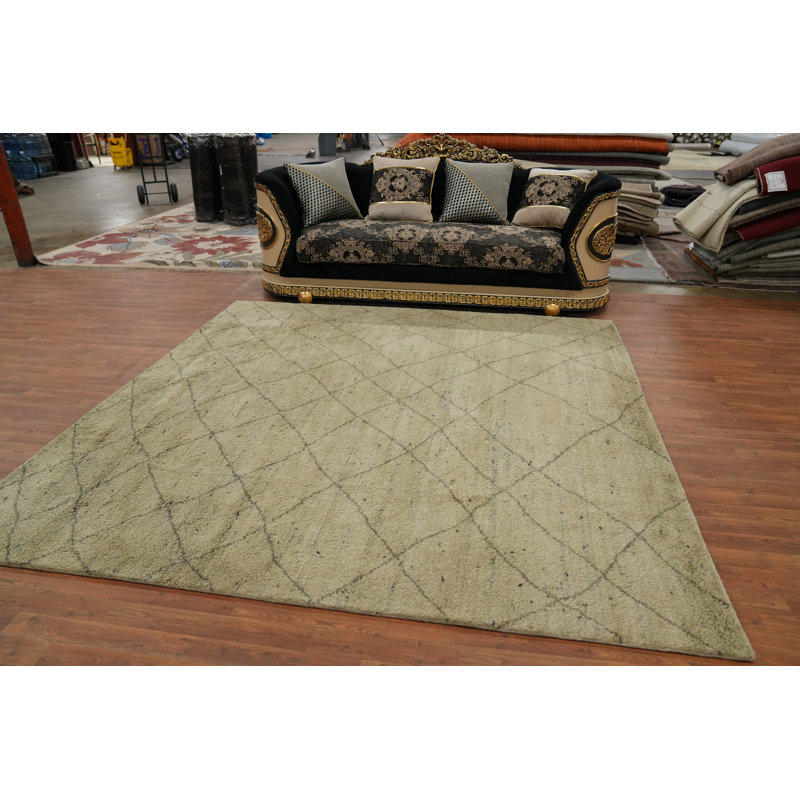 Trellis Moroccan Indian Area Rug 9x9