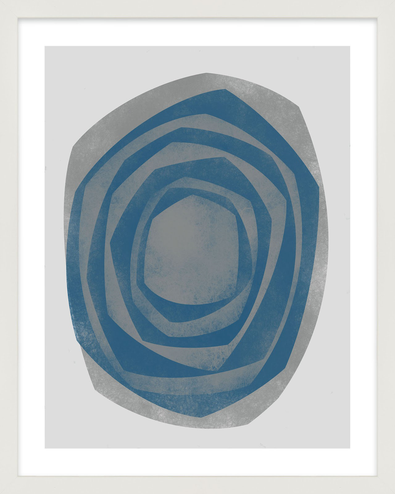 Vertigo "Vertigo 3" Print by Jacques Pilon, 20" H x 16" W x 1.25" D, White