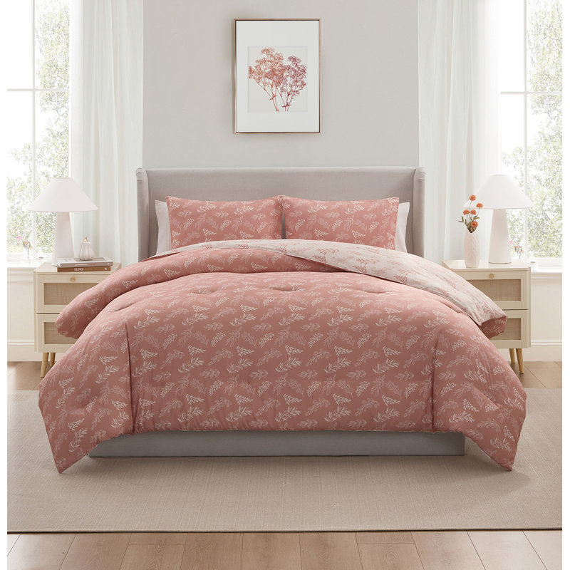 Ensemble d'édredon réversible en microfibre douce, ensemble de literie toutes saisons 3 pièces