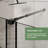 30"-60" W x 72" H Single Sliding Framed Shower Door with 1/4 inch Clear Tempered Glass