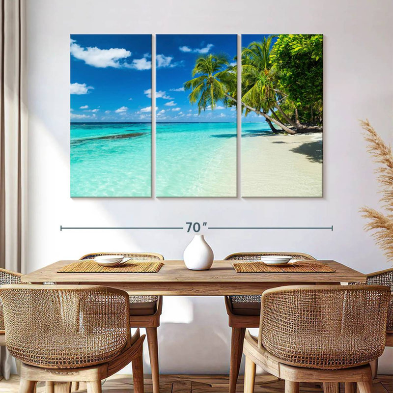 Gillard Coastal Coconut Palms, 42" H x 65" W